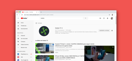 Cómo activar el nuevo minireproductor de YouTube