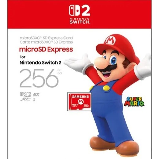 Memoria Samsung Microsd Express 256gb Para Nintendo Switch 2