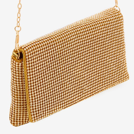 Bolso de noche FELIPA en Oro
