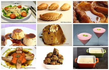 Menú semanal del 18 al 24 de abril