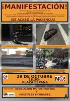Manifestación motera el 29 de octubre en Barcelona 
