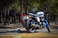 Triumph Bonneville T214, prueba (conducción en autopista y pasajero)