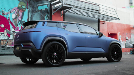 Fisker Ocean Azul Mate