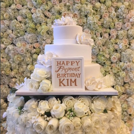 El "embarazado" cumpleaños de Kim Kardashian