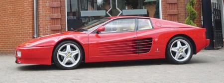 A subasta el Ferrari 512 Testarossa de Sir Elton John