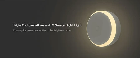 Luz nocturna Xiaomi Mijia Night Light, con sensor de movimiento, por 10,51 euros y envío gratis