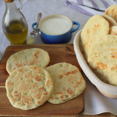 Pan marroquí o pan batbout con sémola, la mejor receta