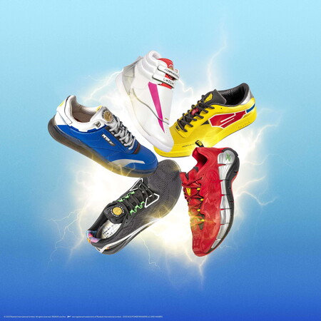 Reebok vuelve a apelar por la nostalgia con sus nuevas zapatillas inspiradas en los Power Rangers