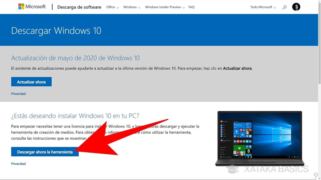 Cómo instalar Windows 10 en un ordenador con sistema FreeDOS