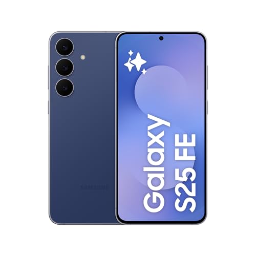 Samsung Galaxy S25 Fe 256GB, mobile phone with AI, Light frame 7.5mm, FHD+ 6.7 screen"50MP Chamber, Exynos 2400, 8GB RAM, Manufacturer 3 Years + 1 Year, Navy Blue (Spanish version)