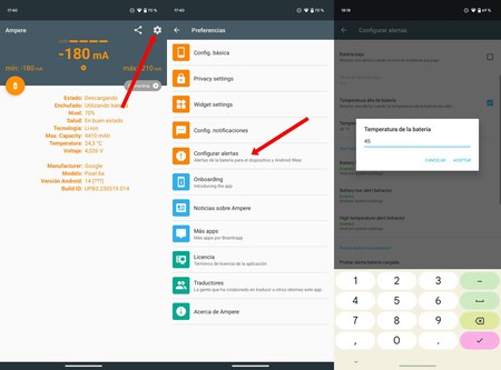 Ampere Control Temperatura