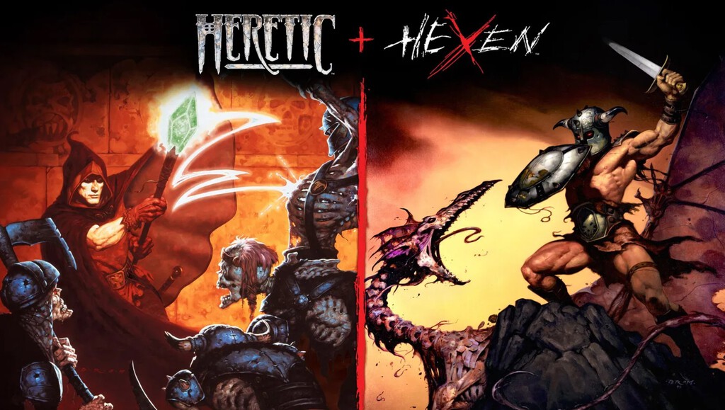 Pura barbarie: los clásicos Heretic y Hexen han regresado juntos, con toneladas de mejoras y hasta arriba de extras
