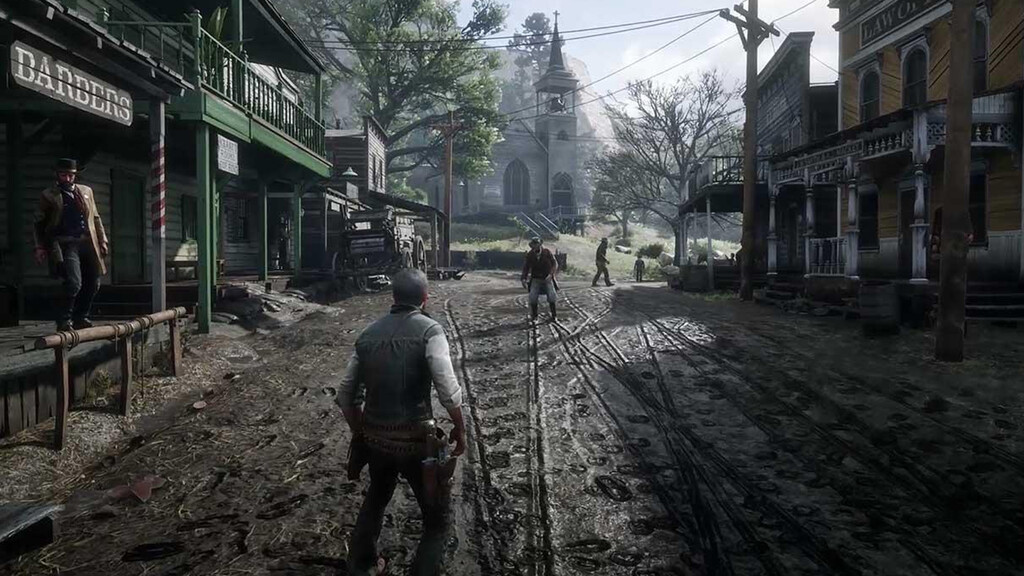 Tras seis años de Red Dead Redemption 2, el pueblecito de Valentine sigue siendo un hervidero de locos y la sede del PVP Tras seis años de Red Dead Redemption 2, el pueblecito de Valentine sigue siendo un hervidero de locos y la sede del PVP