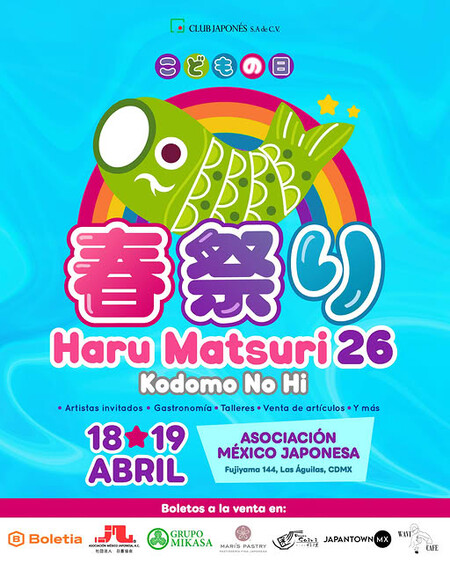 Festival japonés de primavera 2026 en CDMX: sabores imperdibles, música en vivo y celebración del Día del Niño