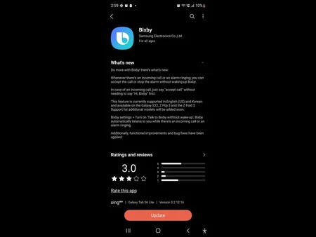 Bixby は音声コマンドを使わずにクイック フレーズでアップデートします。 SamMobile による画像