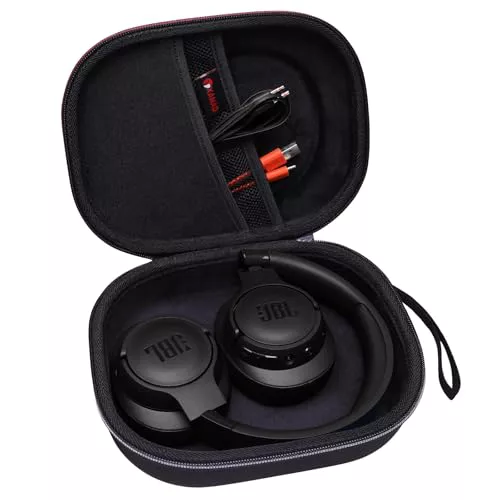 XANAD Funda para Auriculares JBL Tune 510BT / JBL Tune 520BT / JBL Tune 720BT / JBL Tune 660NC / JBL Tune 770NC / JBL Live 660NC Auriculares Inalámbricos Bluetooth (Negro)