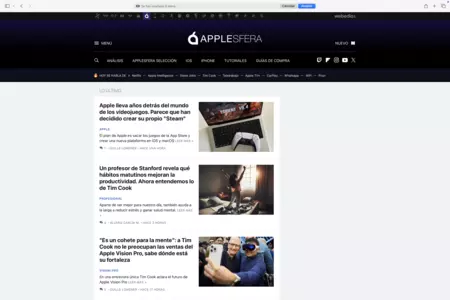 アクティブな気晴らし制御を備えた Web ページ