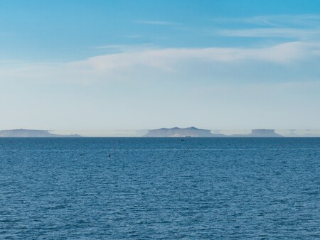 Fata Morgana no mar. Créditos: banco de imagens