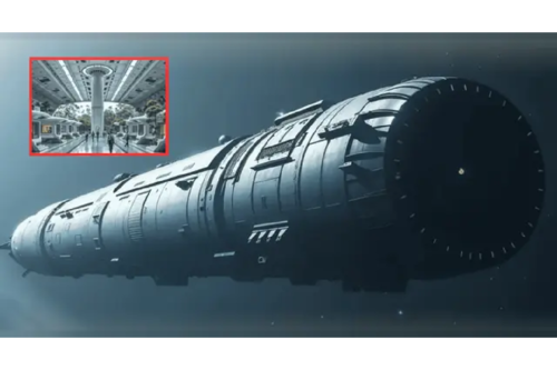 Nave-cidade Crysalis. cre´ditos: Crédito: Composición El Popular