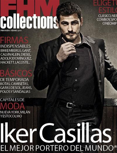 Iker Casillas impresionante en FHM Collections