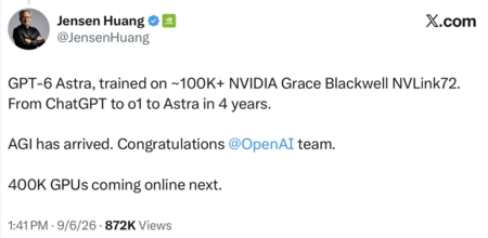 Jensen Huang AGI