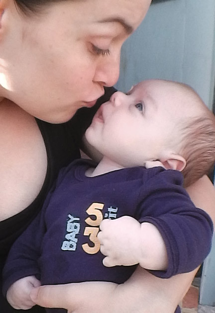 La foto de tu bebé: la mirada de amor de Thiago