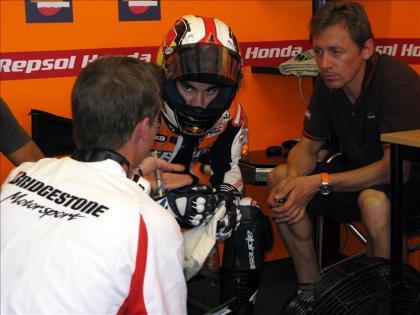 Parece que los Bridgestone no le sientan del todo mal a Dani Pedrosa