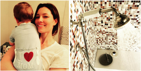 La increíble confesión de la actriz Jessica Biel: come en la ducha para tener un momento de "madre sin interrupciones"
