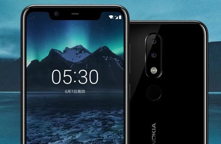 ノキア X5 ブルー