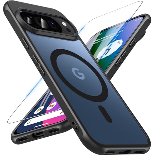 OWKEY Funda Magnética para Google Pixel 10 y cristal templado