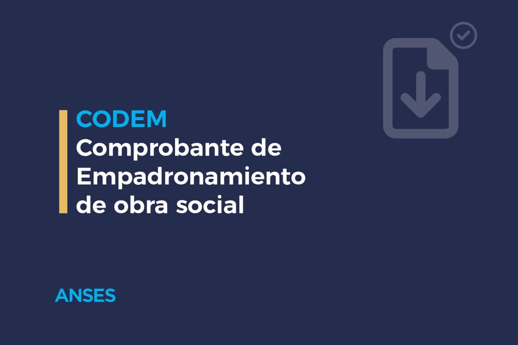 Trámites Argentina: cómo descargar el comprobante de empadronamiento a una obra social en ANSES 