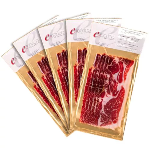 EIbérico - 5 Sobres de Jamón de Cebo Ibérico 50% Raza Ibérica