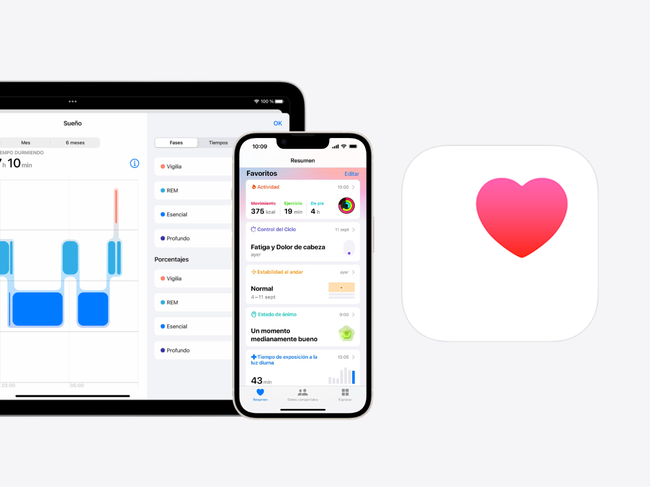 Aplicación Salud Apple