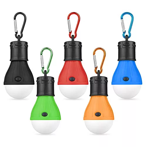 Flintronic Luces de camping, 5 lámparas LED para tienda de campaña