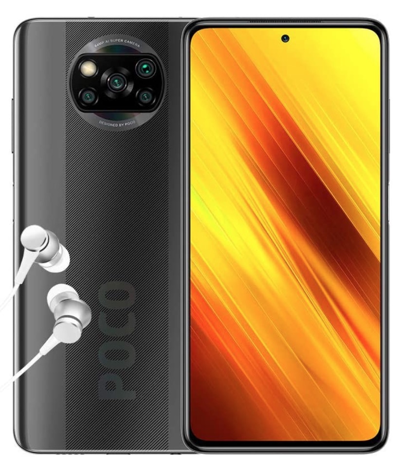 Poco X3 NFC - Smartphone 6+64GB, 6,67” FHD+ cámara Frontal con Punch-Hole, Snapdragon 732G, 64MP AI Quad-cámara, 5160mAh, Color Gris Sombra (versión española + 2 años de garantía)