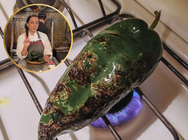 Cómo limpiar los chiles poblanos sin romperlos: descubre los consejos de la chef Lula Martín del Campo