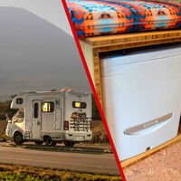 Adiós a la tarea más odiosa de la camper: vaciar los químicos. Con el WC compostable ahora tiro la caca en un contenedor normal de basura 				