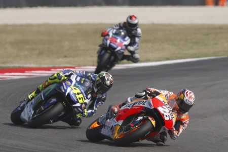 Dani Pedrosa Valentino Rossi Misano 2016