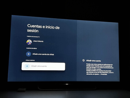 Perfiles Google TV