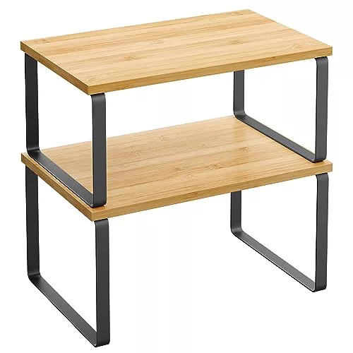 SONGMICS Estante para Especias Extensible, Juego de 2