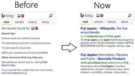 Bing añade soporte para emojis en su buscador