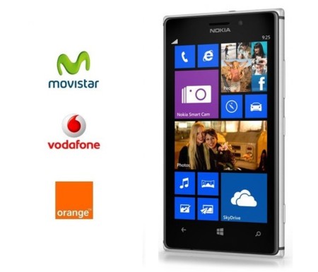 Precios Nokia Lumia 925 con Movistar, Vodafone y Orange