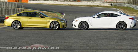 BMW M4 vs Lexus RC F Motorpasion 1000 2