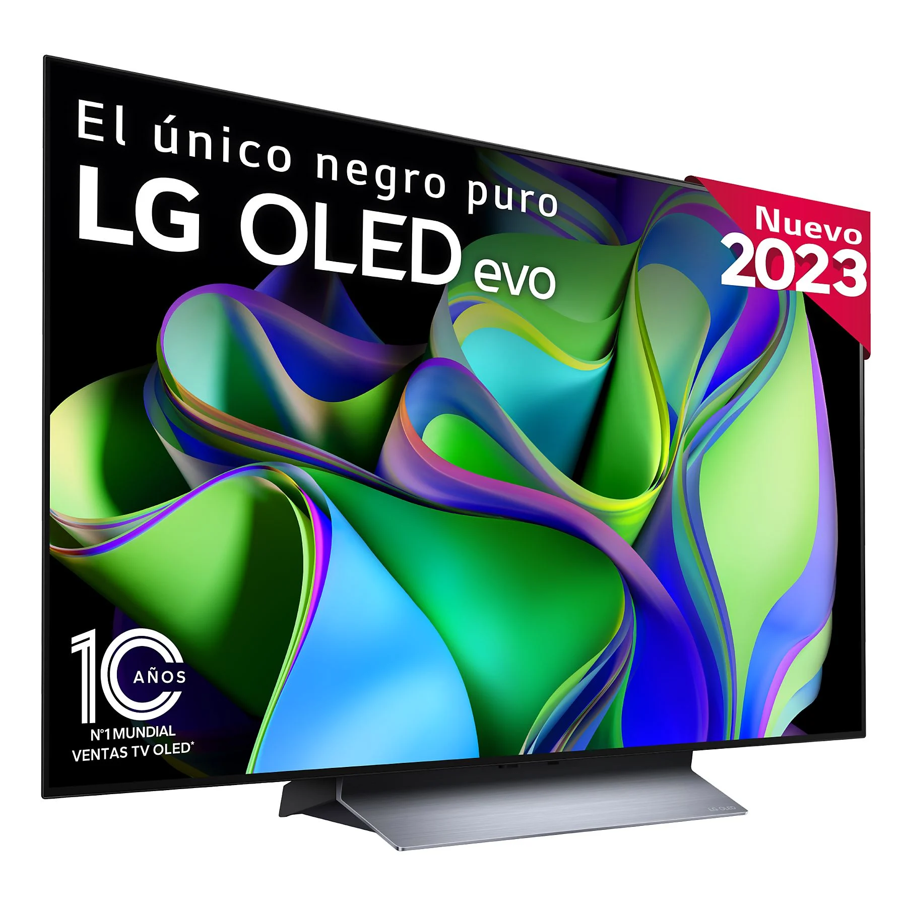 TV OLED 48" - LG OLED48C35LA, OLED 4K, Inteligente α9 4K Gen6, Smart TV, DVB-T2 (H.265), Negro