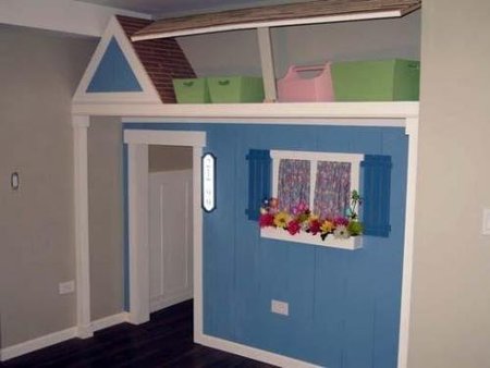 Una buena idea decorativa para el cuarto de juegos