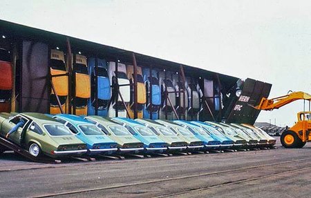 Curiosidades del transporte de coches: el Chevrolet Vega y los trenes Vert-A-Pac