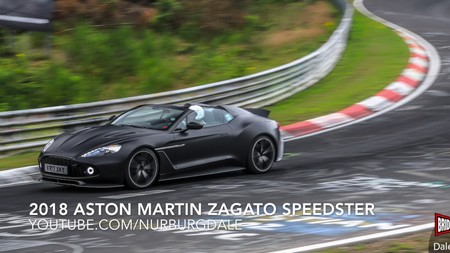 Aston Martin prueba en Nürburgring un Vanquish Zagato Speedster