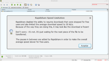 RapidShare impone serias limitaciones a las cuentas gratuitas: ¿perdemos a otro de los grandes?