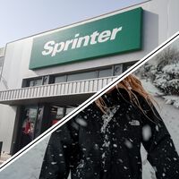 Sprinter tiene rebajada antes del invierno la chaqueta The North Face impermeable que llevaremos hasta a esquiar  