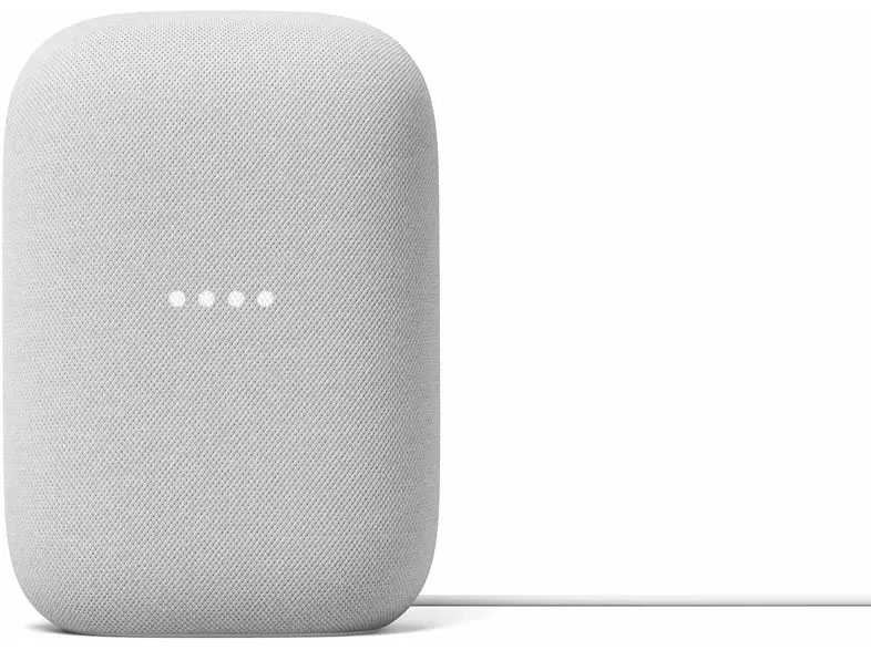 Altavoz inteligente - Google Nest Audio, Asistente de Google, Tecnología Voice Match, Blanco